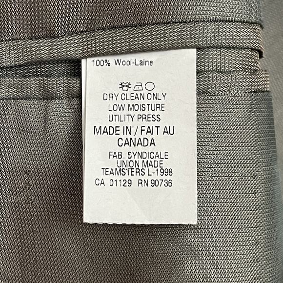 Vintage Lauren Ralph Lauren Blazer Mens Size 43R Brown Wool Single 3 Button 1996 - Picture 14 of 16